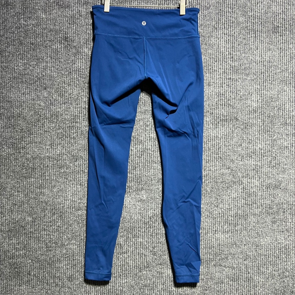 Lululemon Leggings Womens 6 Blue High Rise Athletic Yoga Pants W5BOHS‎